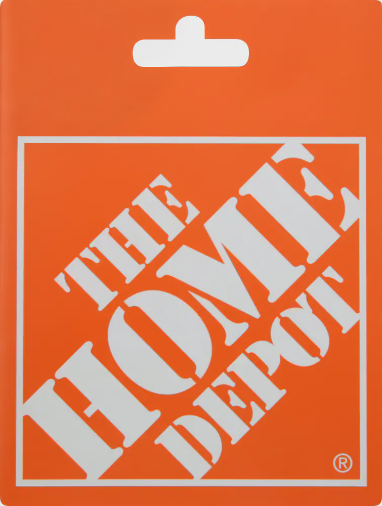 Home Depot gift card reward